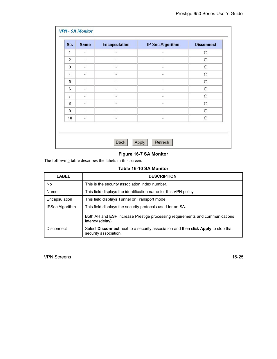 ZyXEL Communications 650 Series User Manual | Page 197 / 513