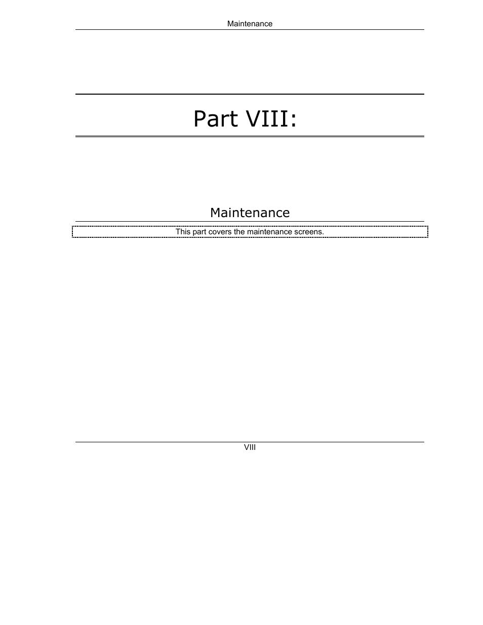 Part viii maintenance, Part viii | ZyXEL Communications 650 Series User Manual | Page 245 / 513