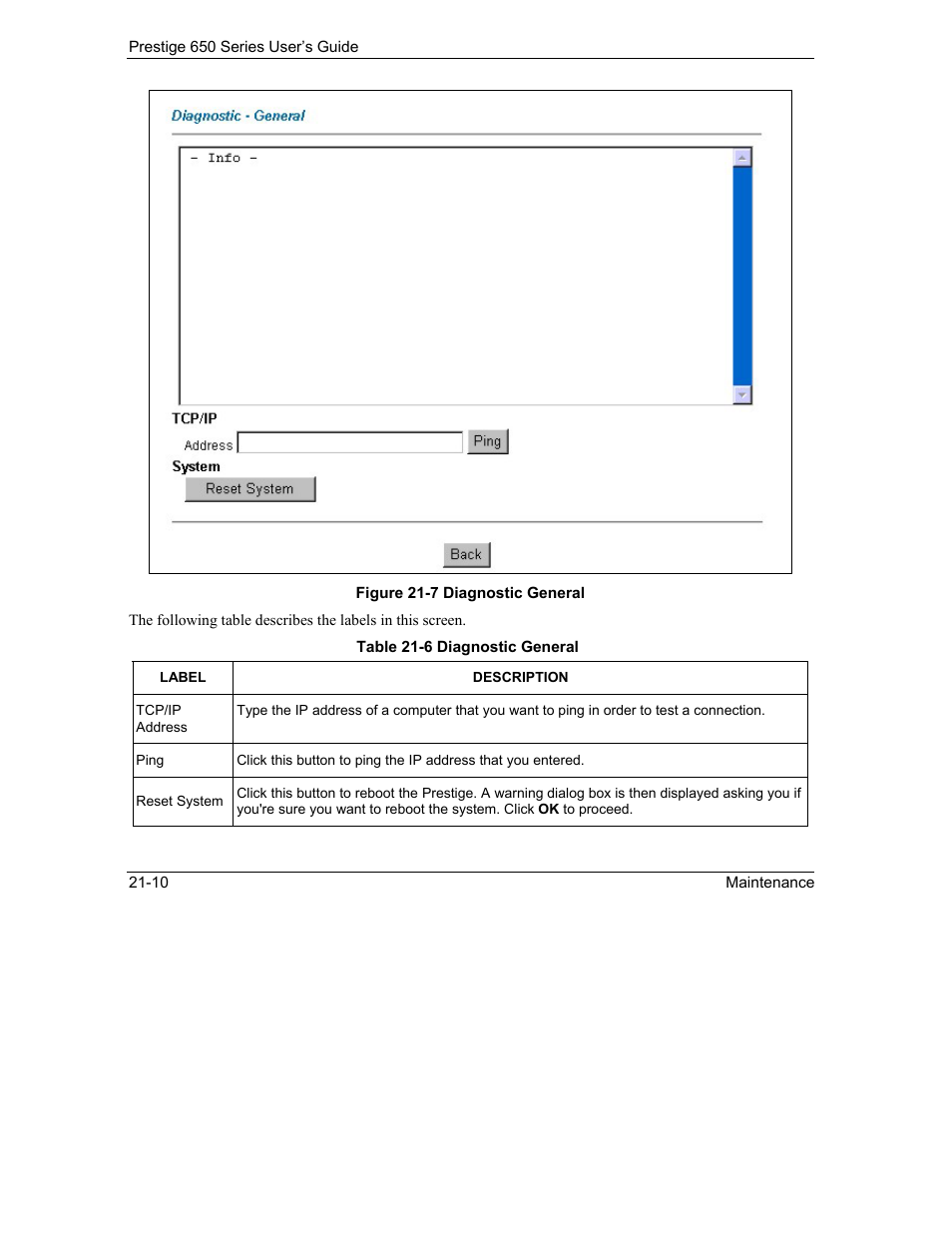 ZyXEL Communications 650 Series User Manual | Page 256 / 513