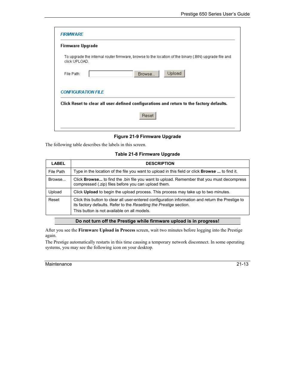 ZyXEL Communications 650 Series User Manual | Page 259 / 513