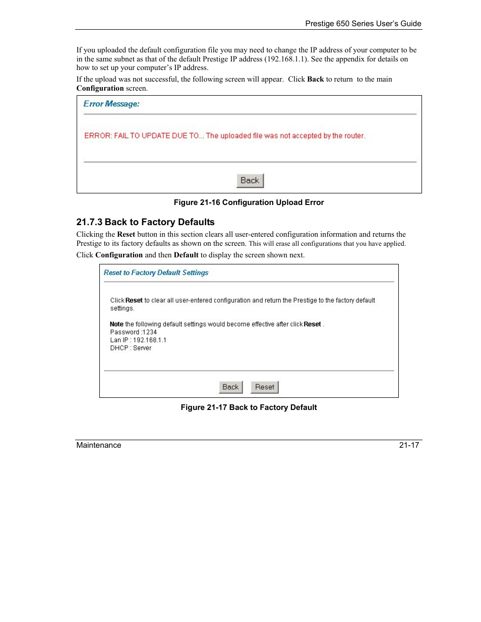 ZyXEL Communications 650 Series User Manual | Page 263 / 513