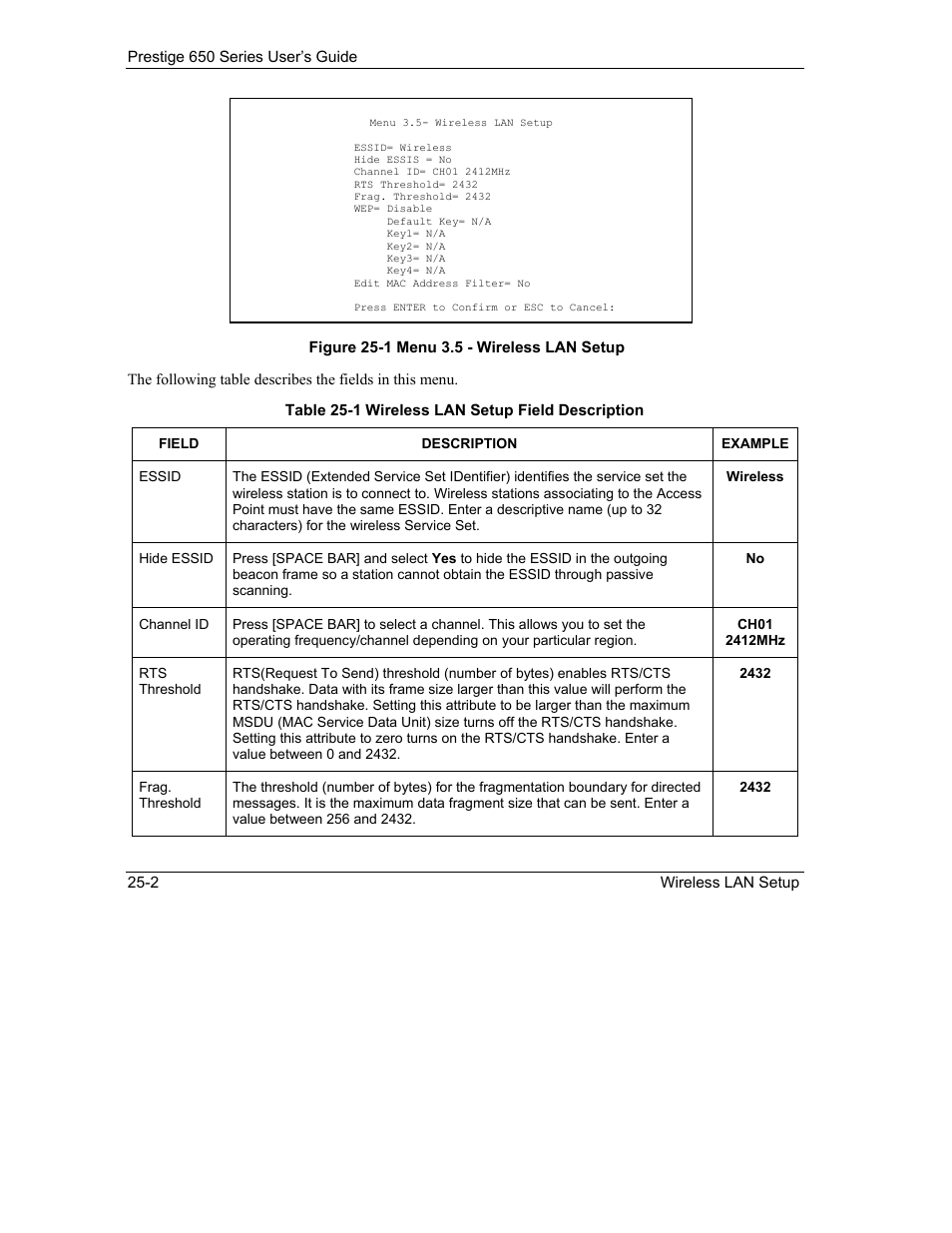 ZyXEL Communications 650 Series User Manual | Page 282 / 513
