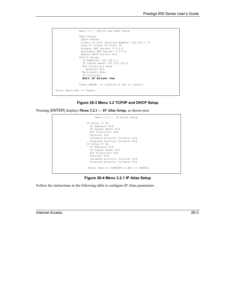 ZyXEL Communications 650 Series User Manual | Page 287 / 513