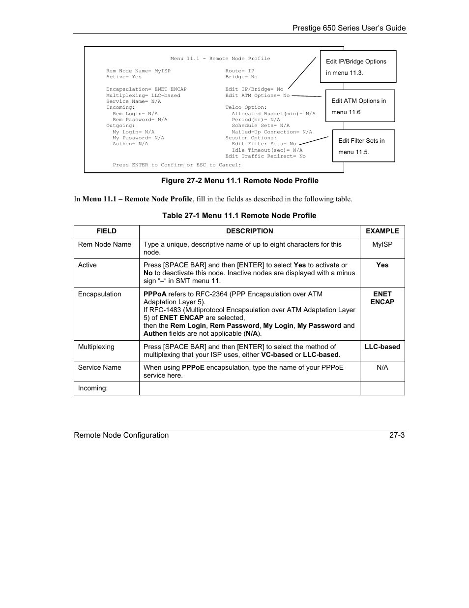 ZyXEL Communications 650 Series User Manual | Page 295 / 513