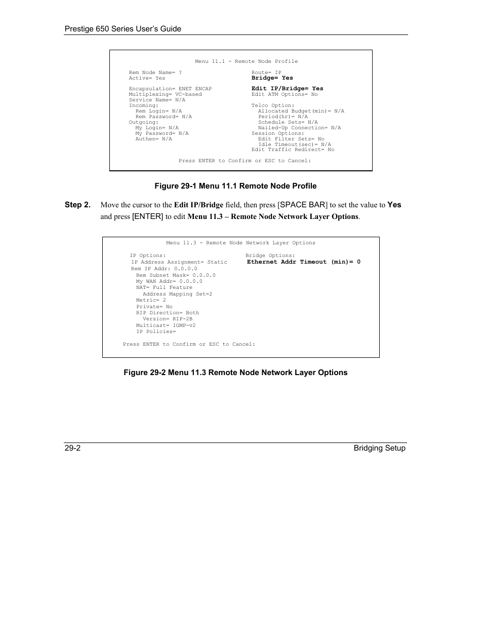 ZyXEL Communications 650 Series User Manual | Page 316 / 513