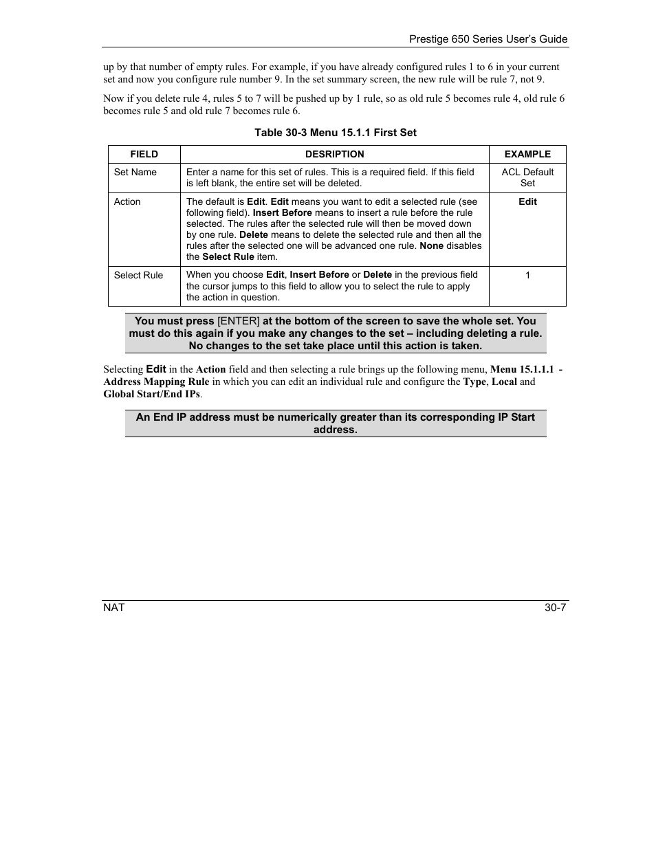 ZyXEL Communications 650 Series User Manual | Page 325 / 513