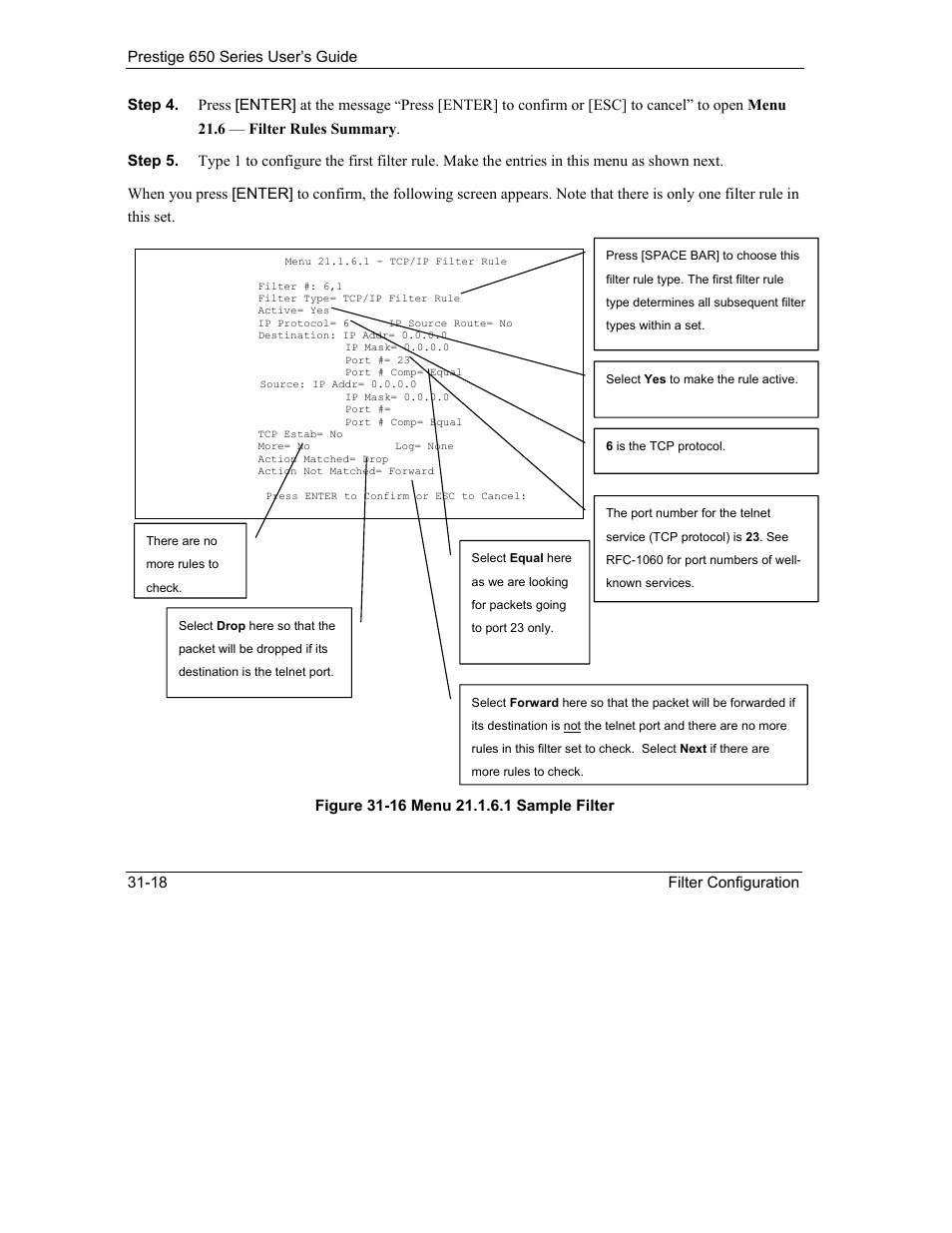 ZyXEL Communications 650 Series User Manual | Page 356 / 513