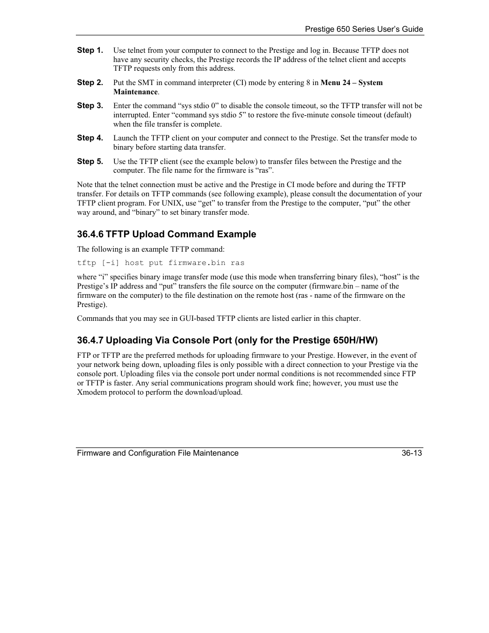 ZyXEL Communications 650 Series User Manual | Page 397 / 513