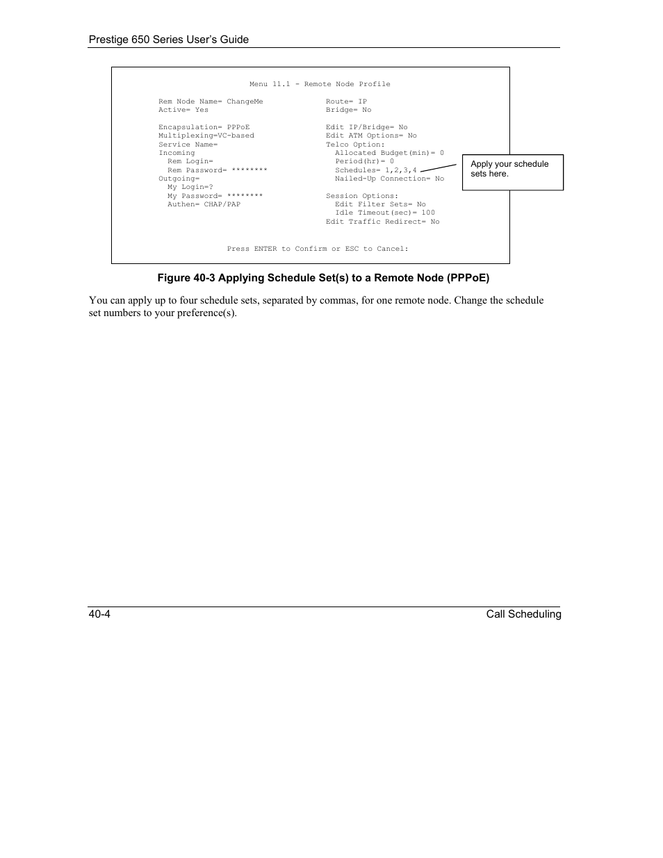 ZyXEL Communications 650 Series User Manual | Page 424 / 513