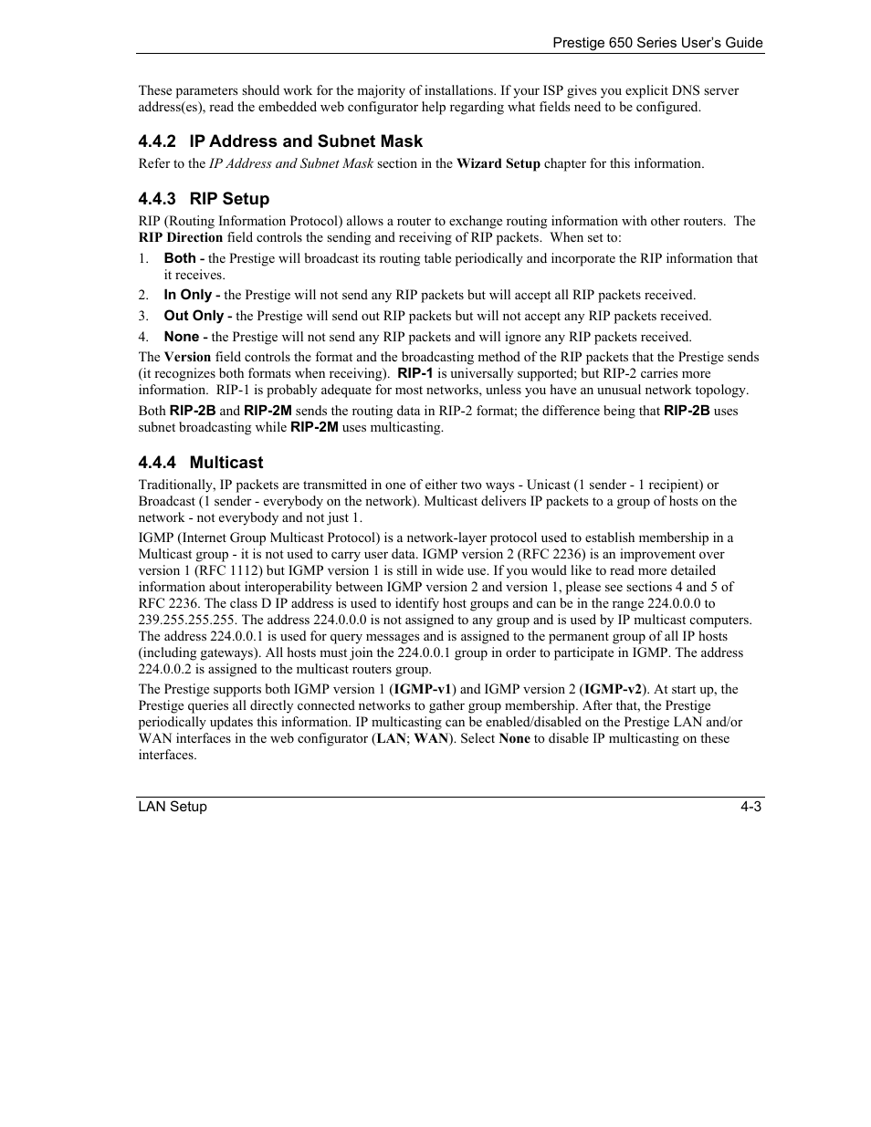 ZyXEL Communications 650 Series User Manual | Page 65 / 513