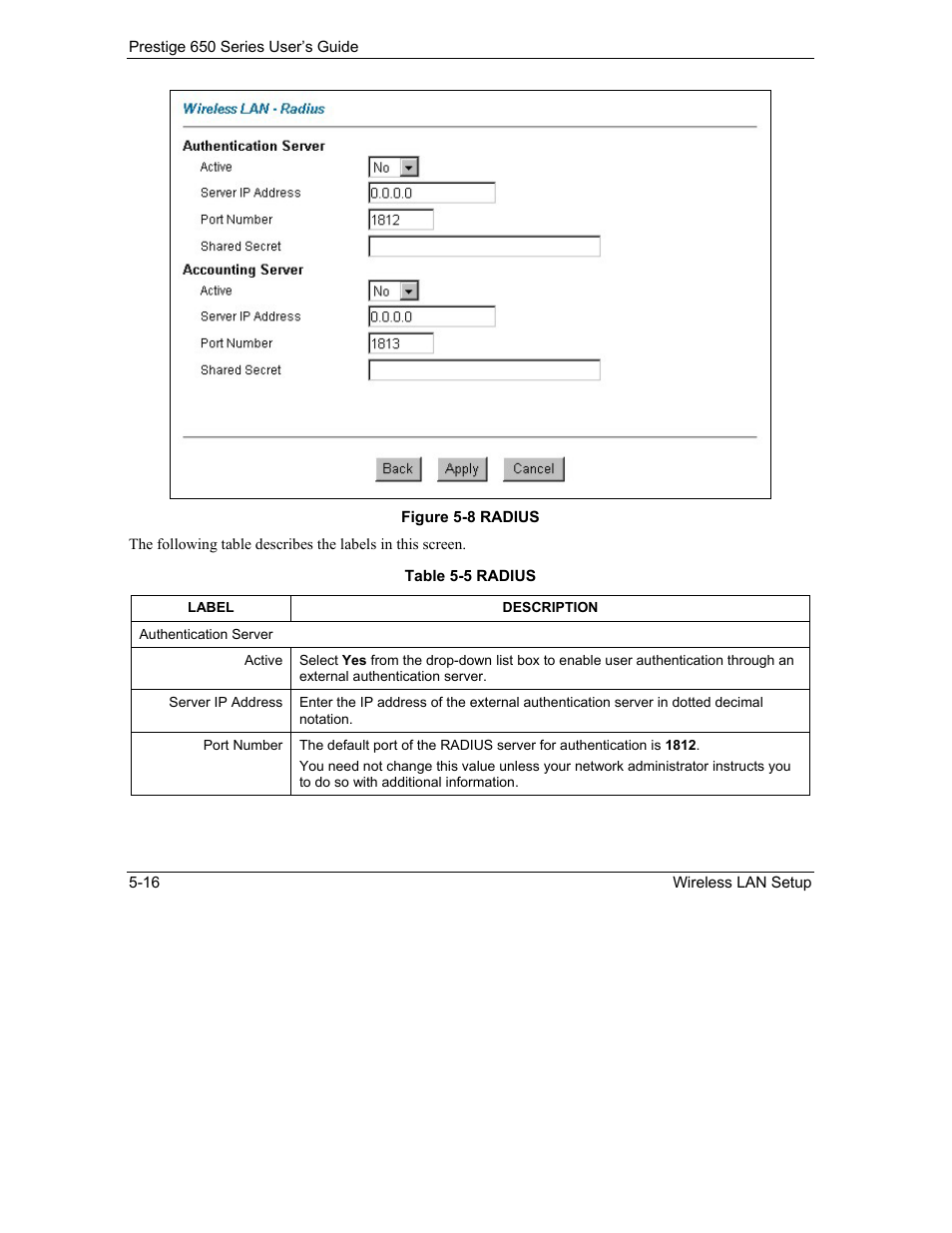 ZyXEL Communications 650 Series User Manual | Page 84 / 513