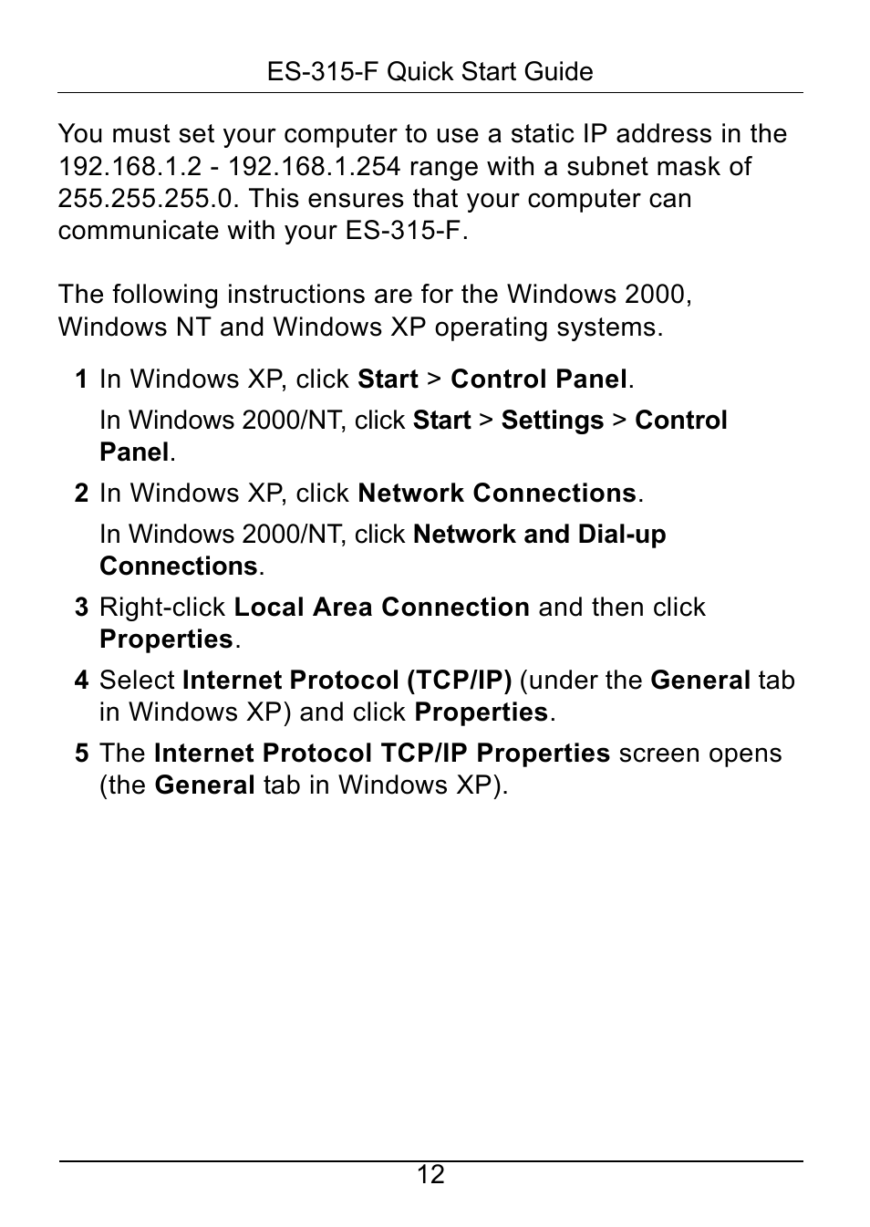 ZyXEL Communications ZyXEL Dimension ES-315-F User Manual | Page 13 / 25