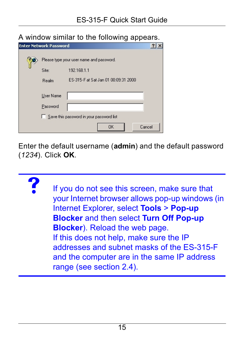 ZyXEL Communications ZyXEL Dimension ES-315-F User Manual | Page 16 / 25