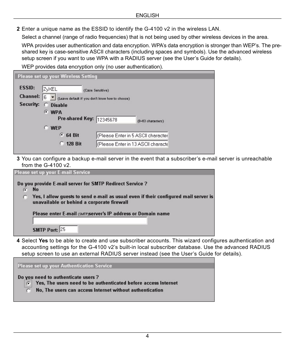 ZyXEL Communications G-4100 User Manual | Page 4 / 93