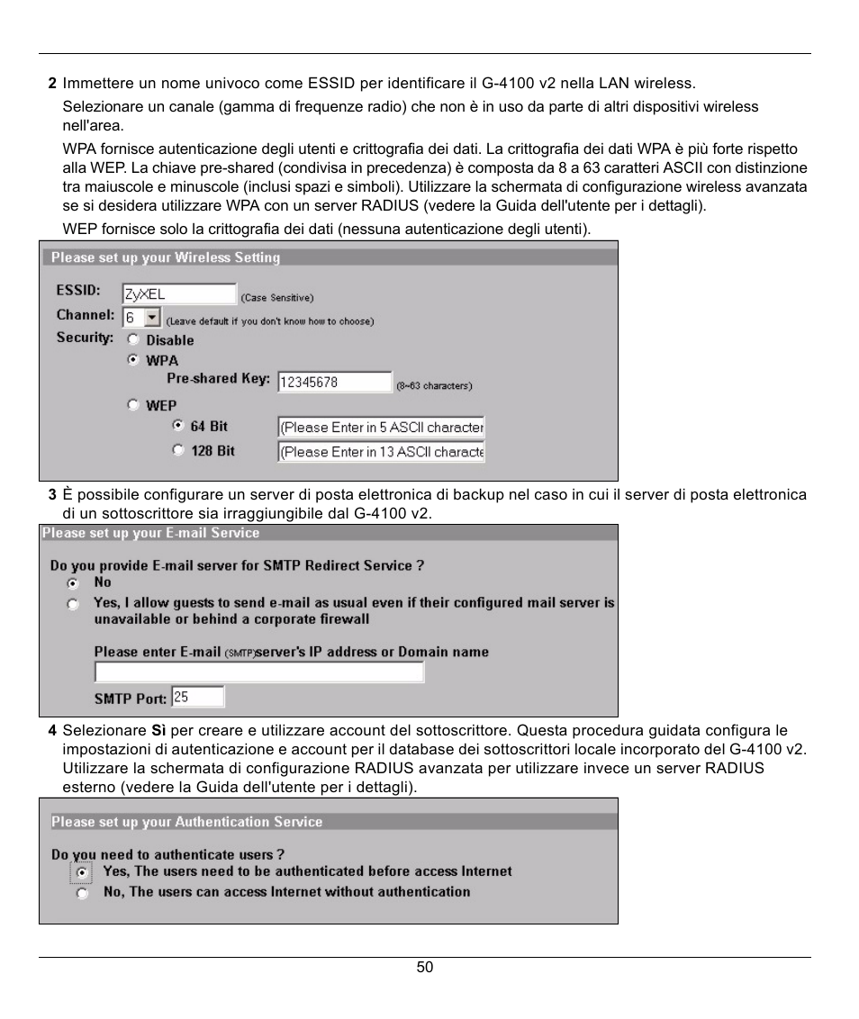 ZyXEL Communications G-4100 User Manual | Page 50 / 93