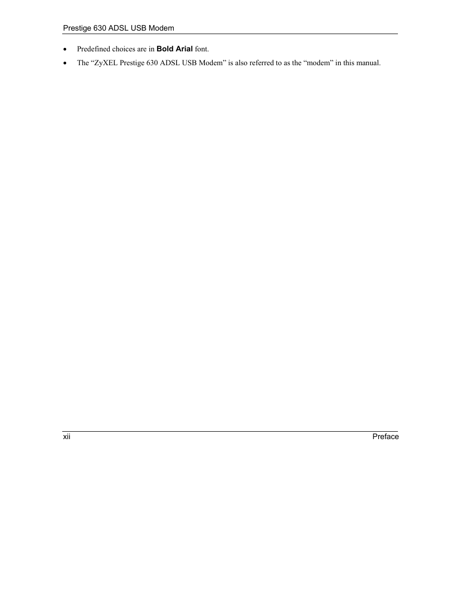 ZyXEL Communications Prestige 630 User Manual | Page 12 / 48