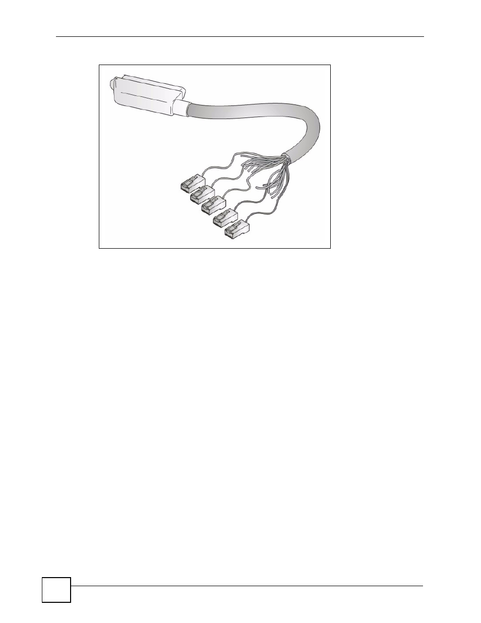 5 telco-50 connections, 6 adsl connections, Figure 8 telco-50 cable with rj-11 connectors | ZyXEL Communications IES-612-51A User Manual | Page 52 / 444