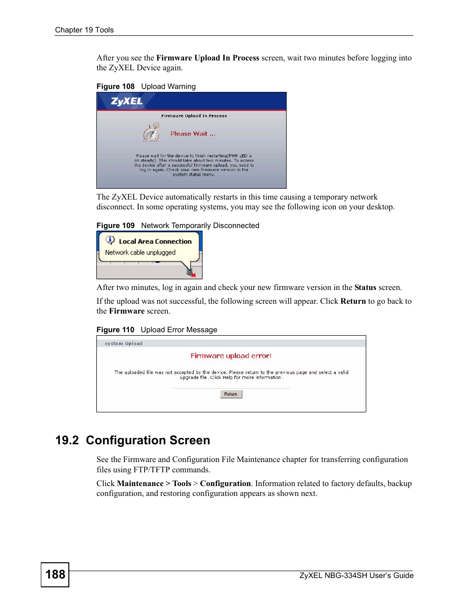 2 configuration screen | ZyXEL Communications NBG334SH User Manual | Page 188 / 290