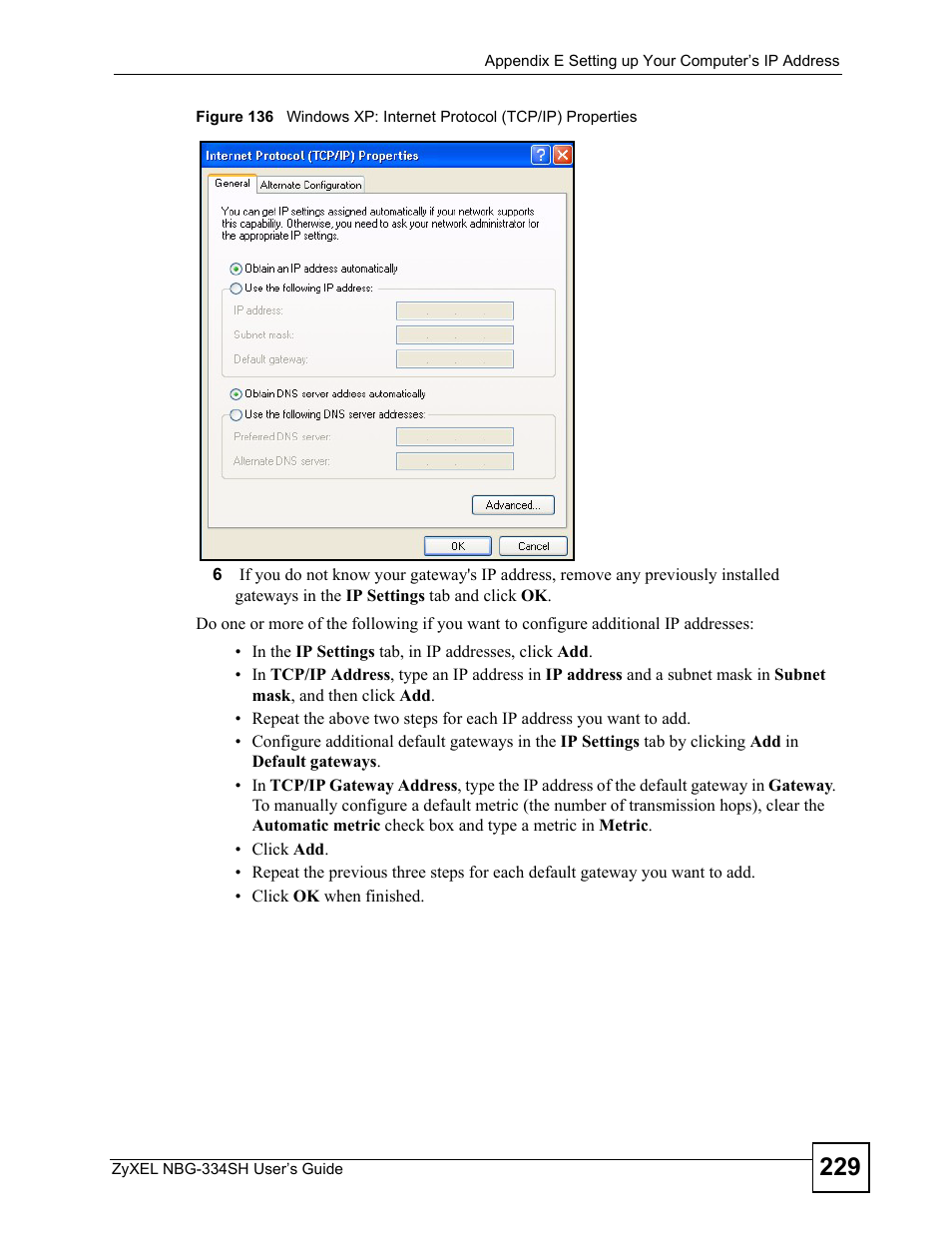 ZyXEL Communications NBG334SH User Manual | Page 229 / 290