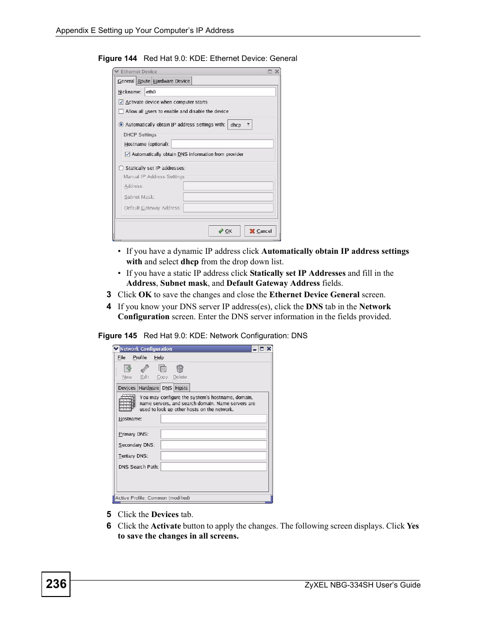 ZyXEL Communications NBG334SH User Manual | Page 236 / 290