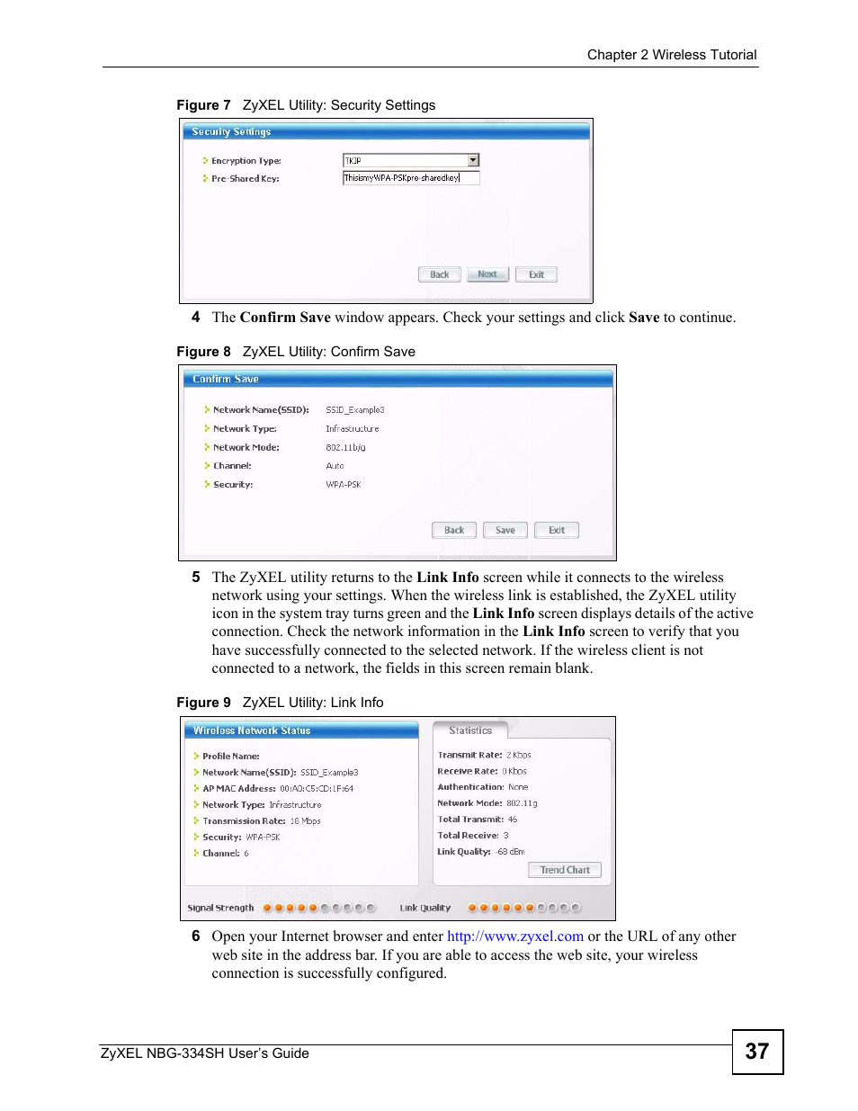 ZyXEL Communications NBG334SH User Manual | Page 37 / 290