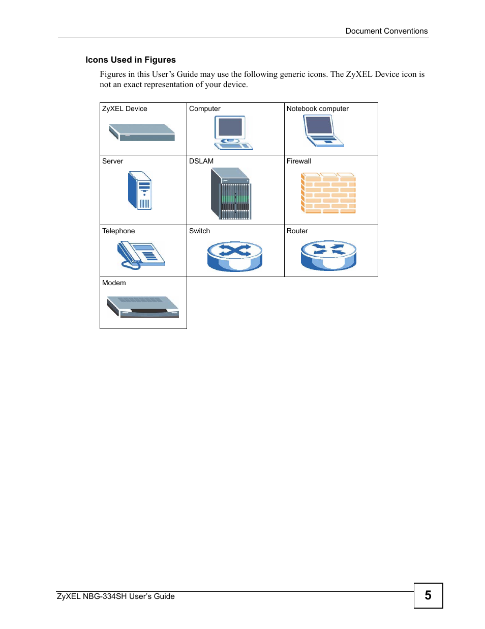 ZyXEL Communications NBG334SH User Manual | Page 5 / 290