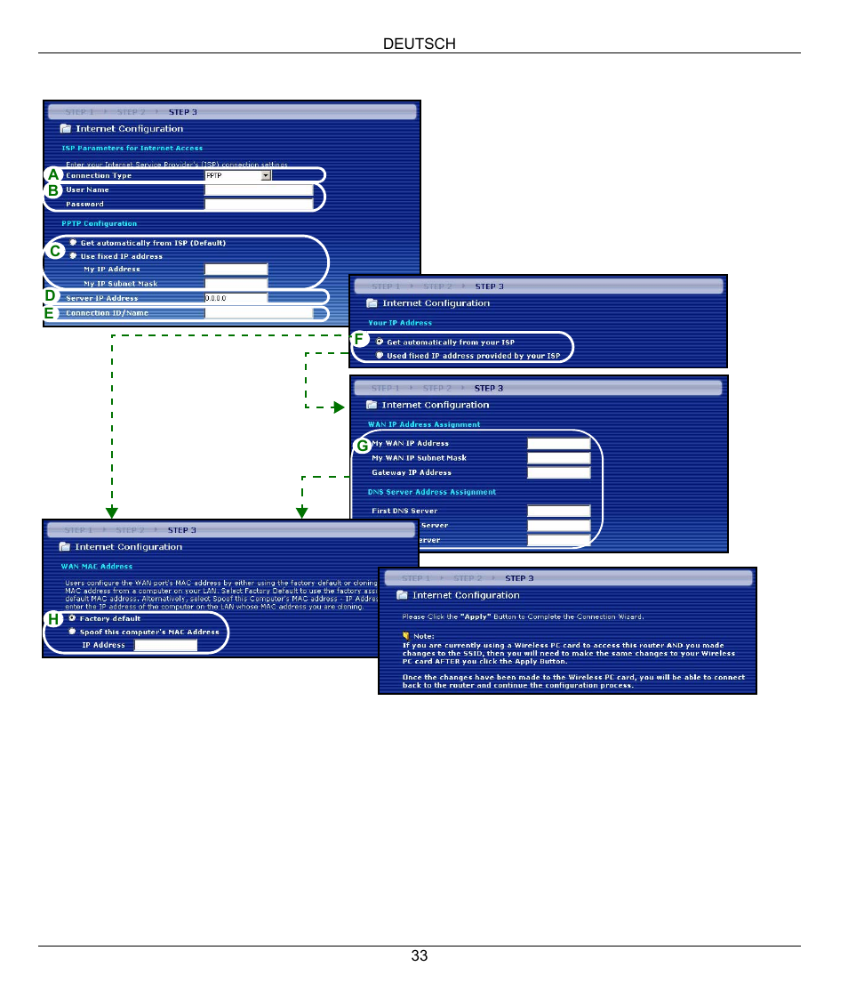 ZyXEL Communications 802.11G WIRELESS P-334WT User Manual | Page 33 / 112