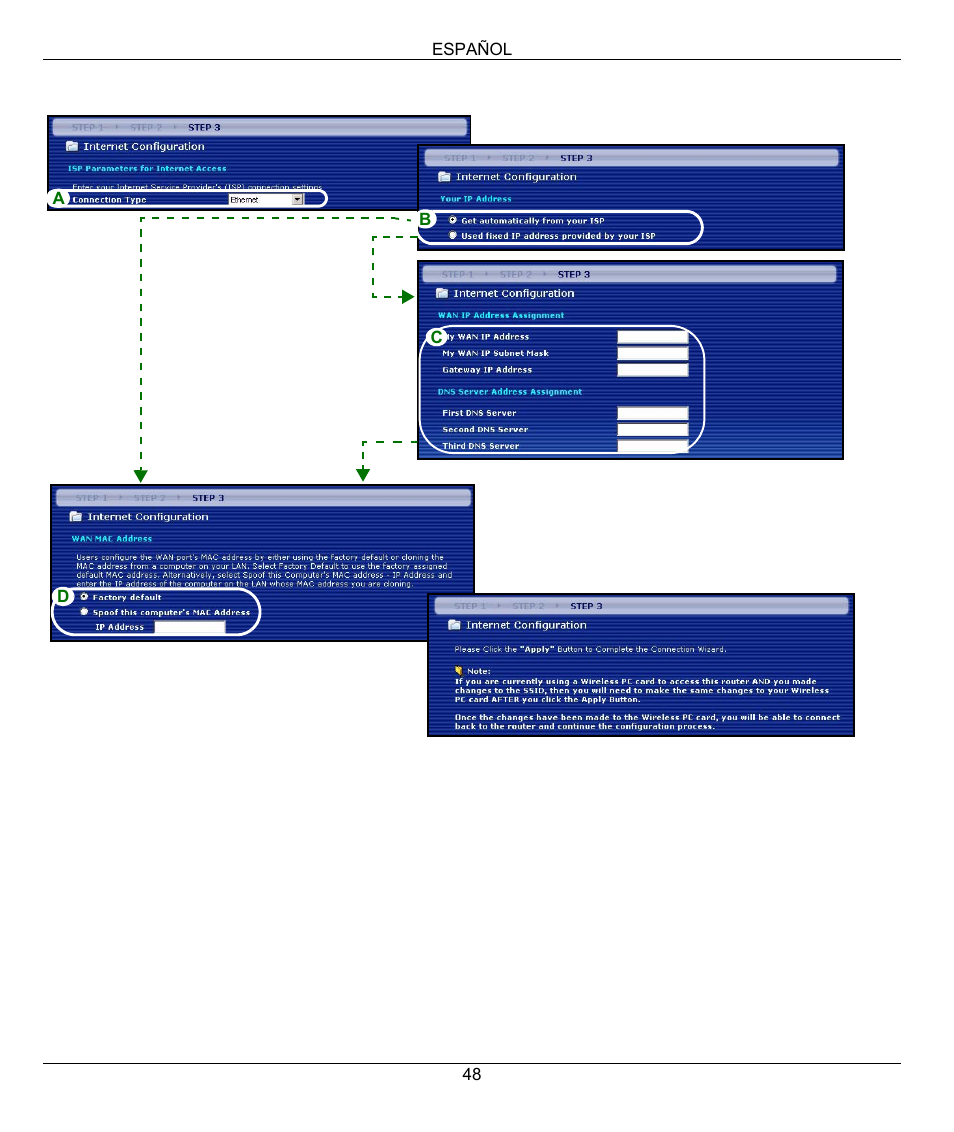 ZyXEL Communications 802.11G WIRELESS P-334WT User Manual | Page 48 / 112