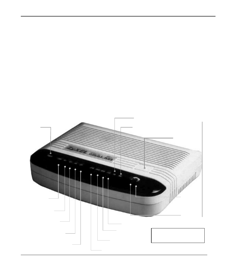 Installation, Front panel description | ZyXEL Communications omni.net D User Manual | Page 5 / 32