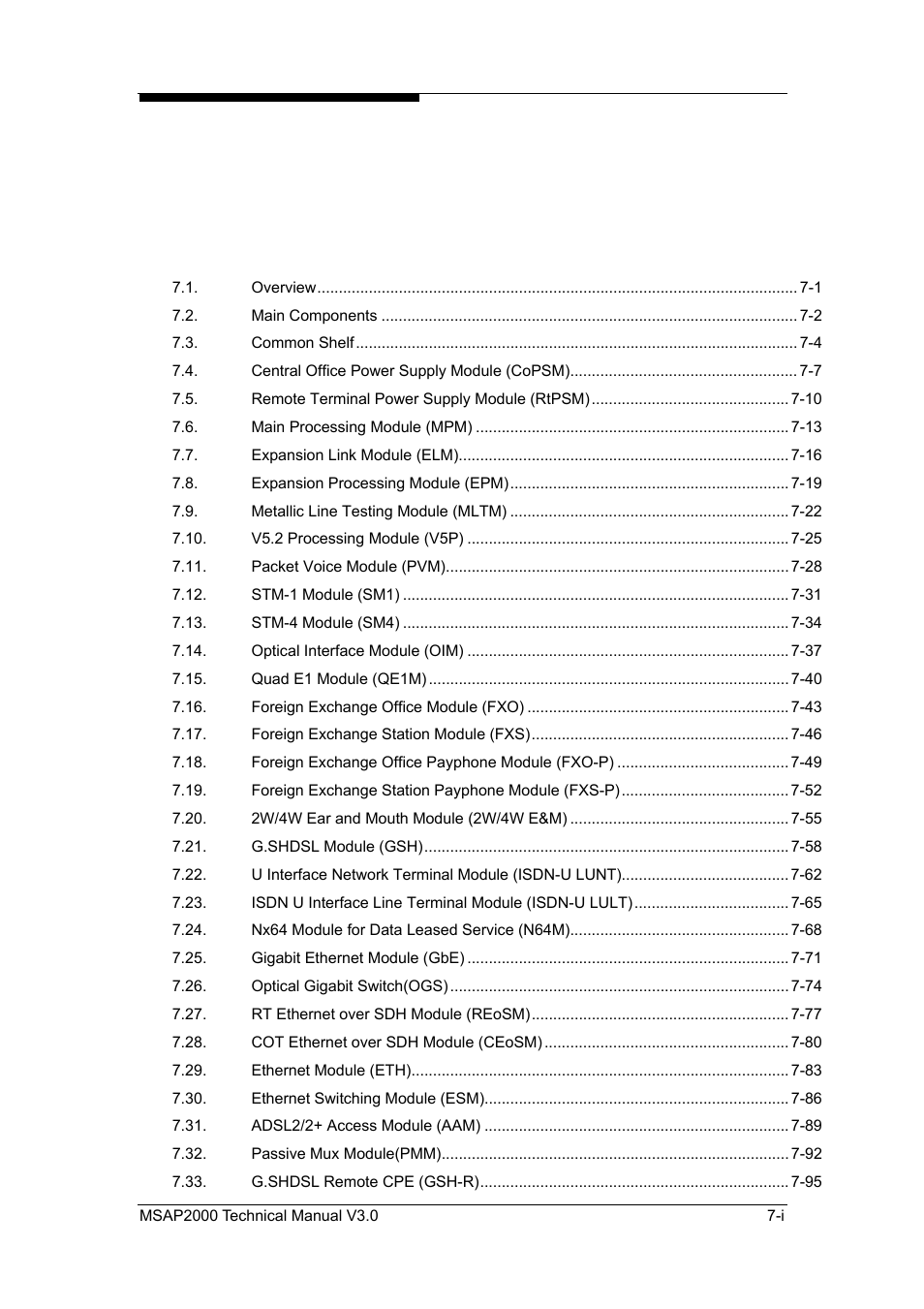 ZyXEL Communications Multi-service Access Platform MSAP2000 User Manual | Page 106 / 243