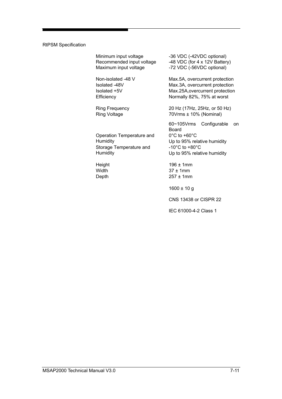 ZyXEL Communications Multi-service Access Platform MSAP2000 User Manual | Page 118 / 243