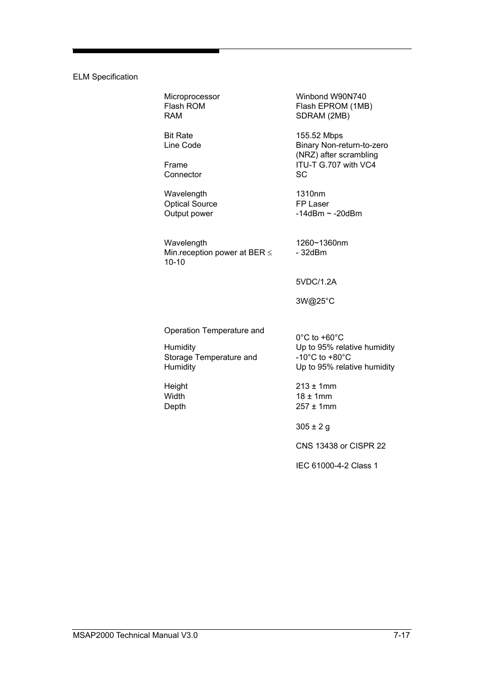 ZyXEL Communications Multi-service Access Platform MSAP2000 User Manual | Page 124 / 243