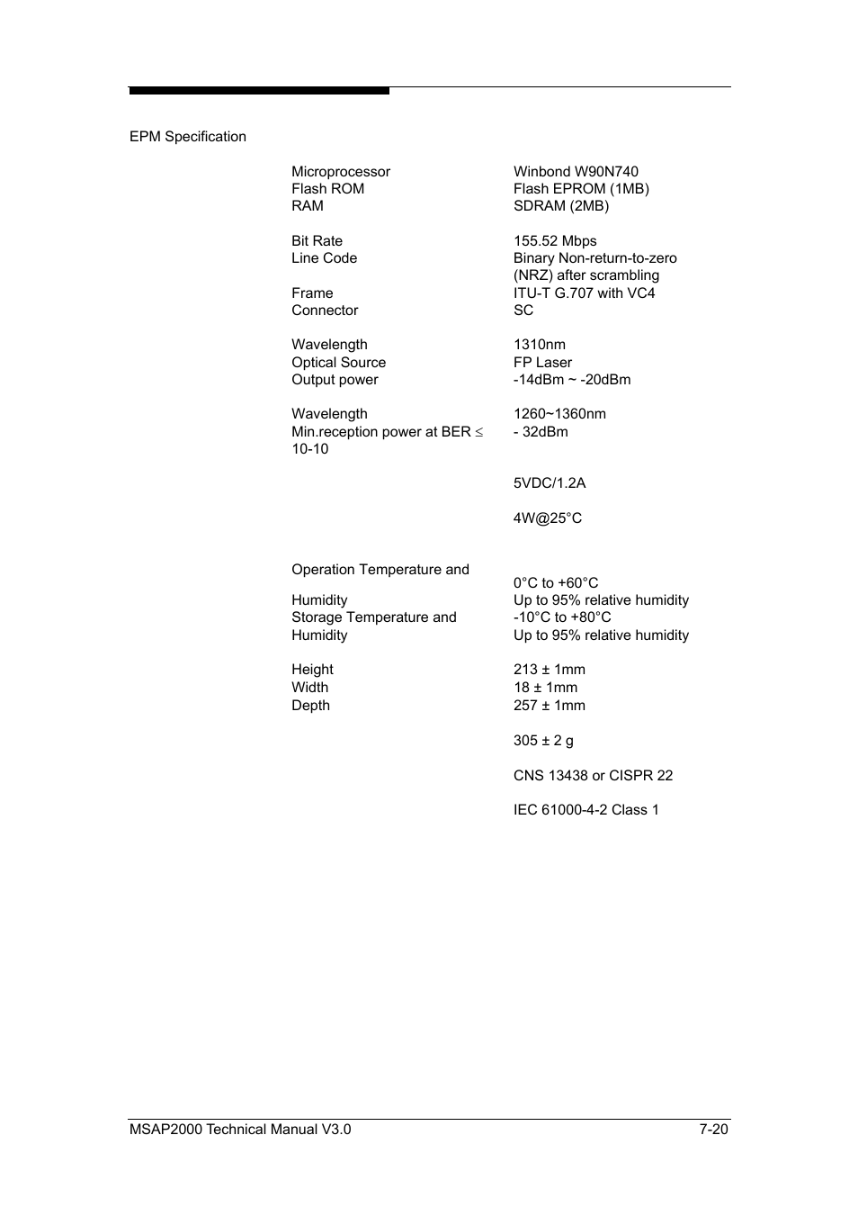 ZyXEL Communications Multi-service Access Platform MSAP2000 User Manual | Page 127 / 243