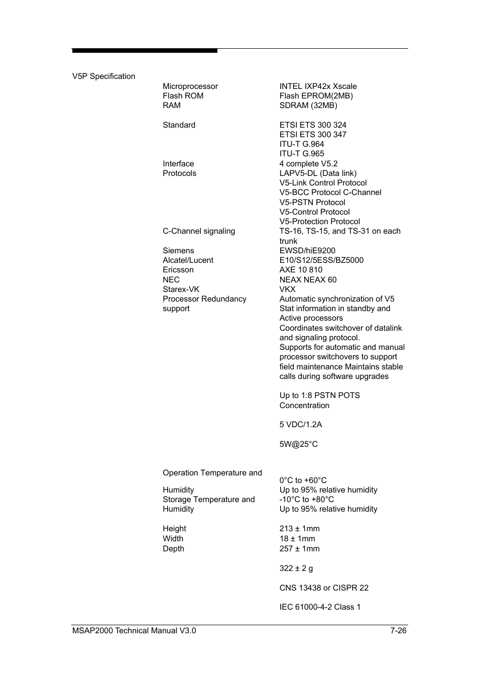 ZyXEL Communications Multi-service Access Platform MSAP2000 User Manual | Page 133 / 243