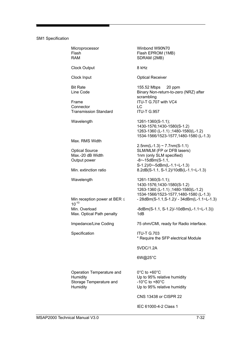 ZyXEL Communications Multi-service Access Platform MSAP2000 User Manual | Page 139 / 243