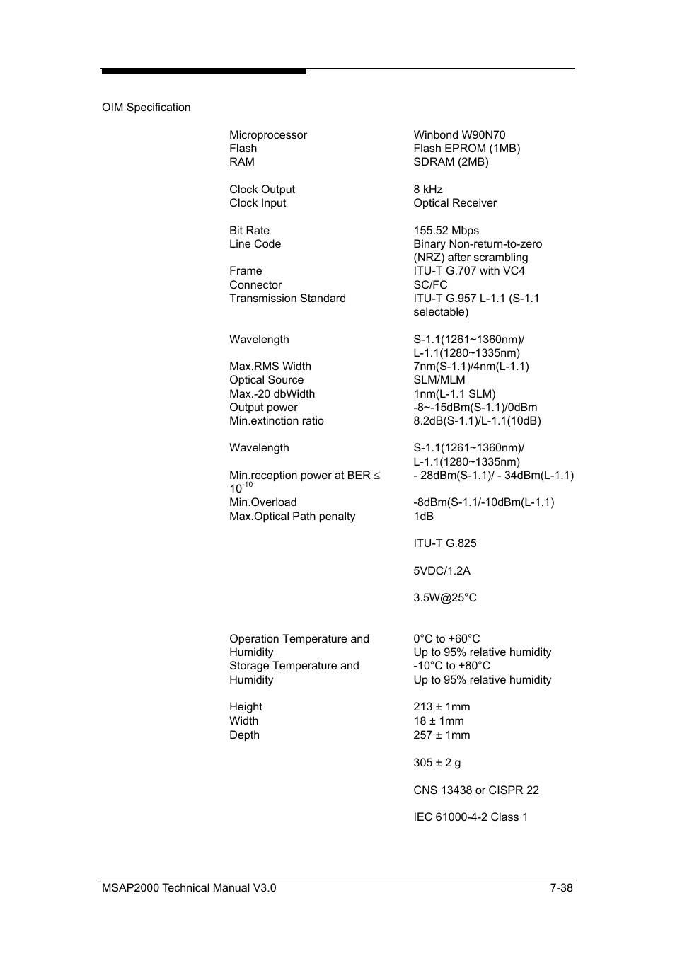 ZyXEL Communications Multi-service Access Platform MSAP2000 User Manual | Page 145 / 243