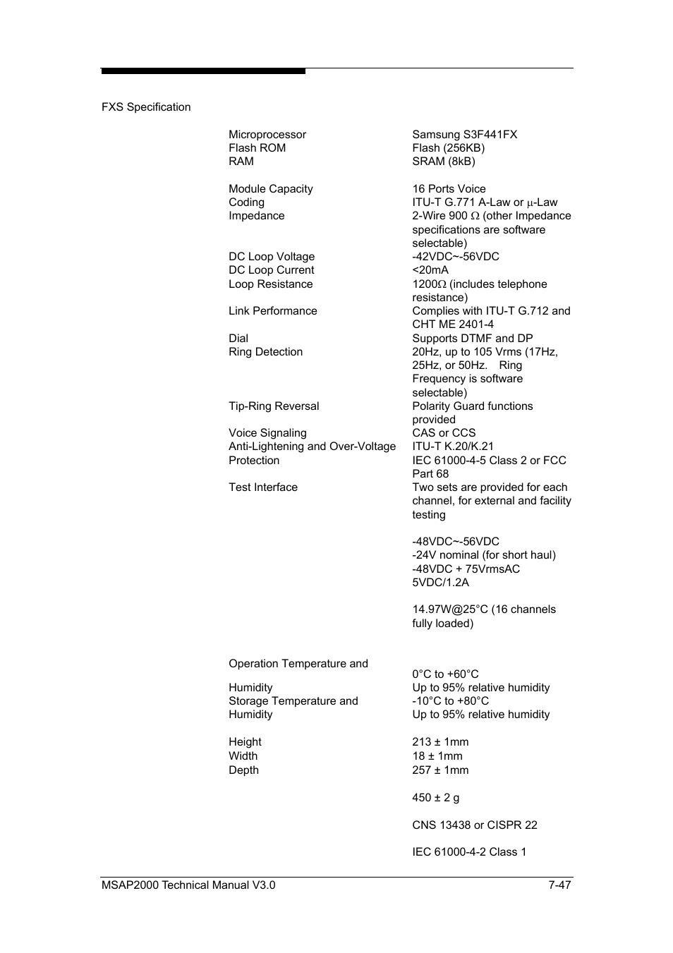 ZyXEL Communications Multi-service Access Platform MSAP2000 User Manual | Page 154 / 243