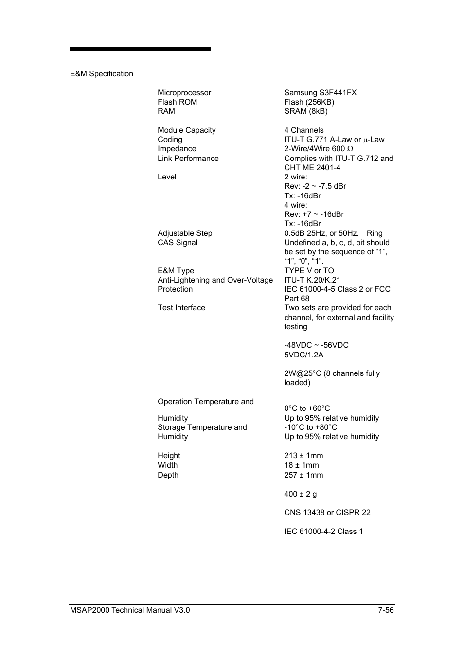 ZyXEL Communications Multi-service Access Platform MSAP2000 User Manual | Page 163 / 243