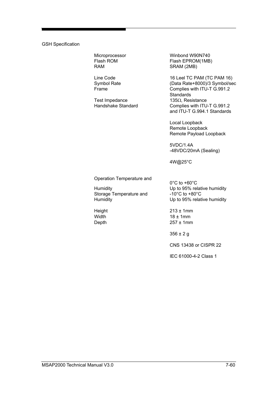 ZyXEL Communications Multi-service Access Platform MSAP2000 User Manual | Page 167 / 243