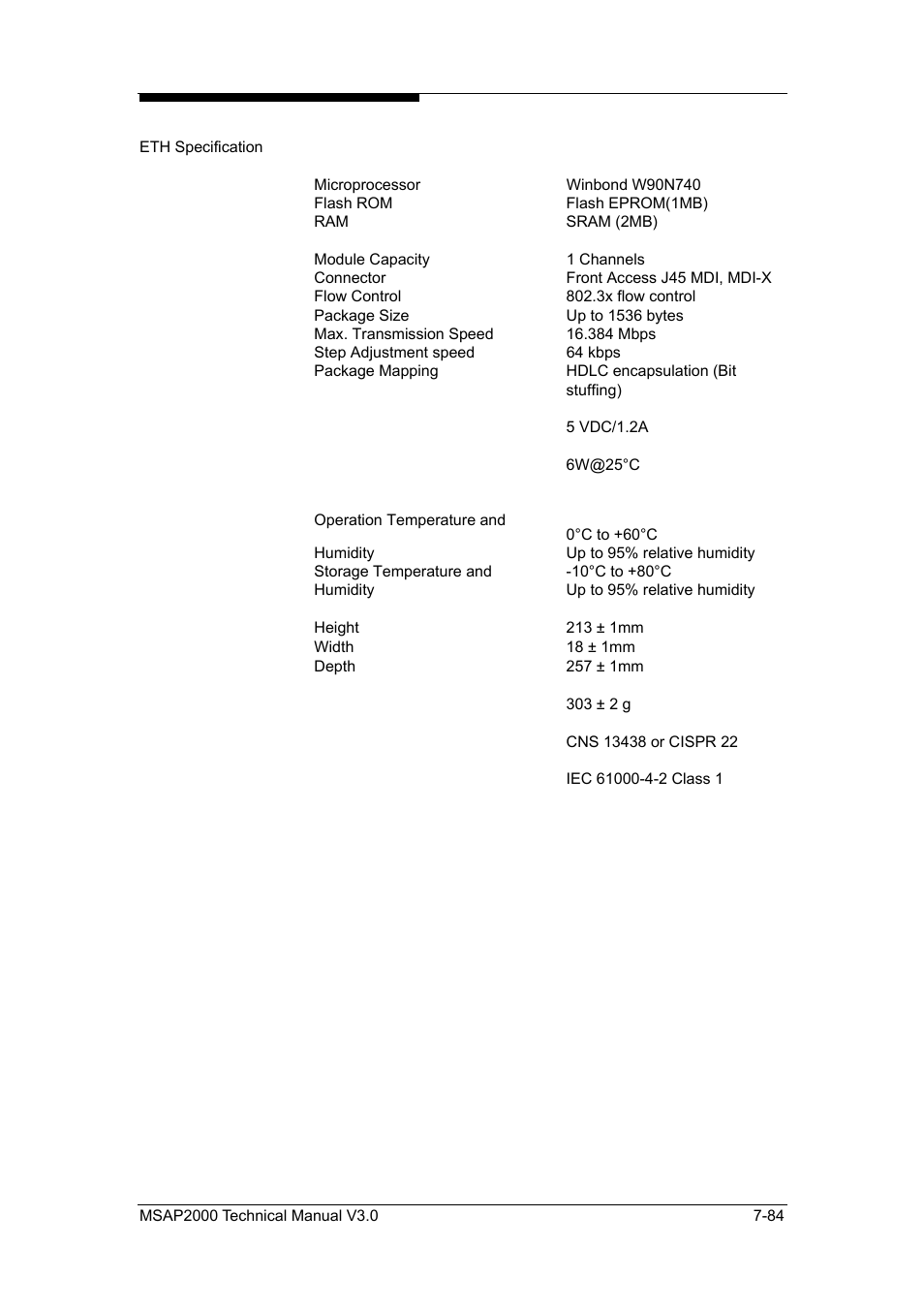 ZyXEL Communications Multi-service Access Platform MSAP2000 User Manual | Page 191 / 243
