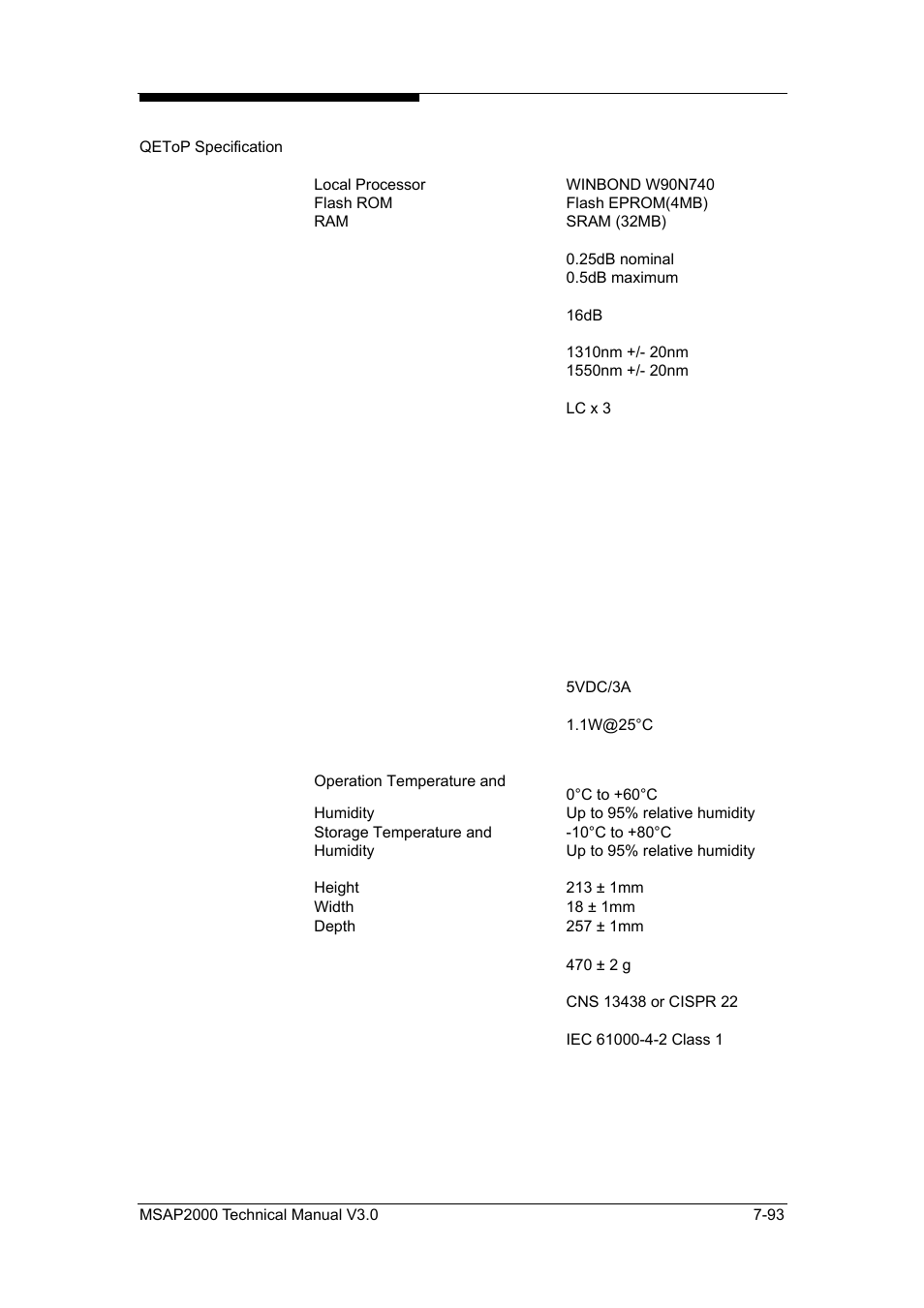 ZyXEL Communications Multi-service Access Platform MSAP2000 User Manual | Page 200 / 243