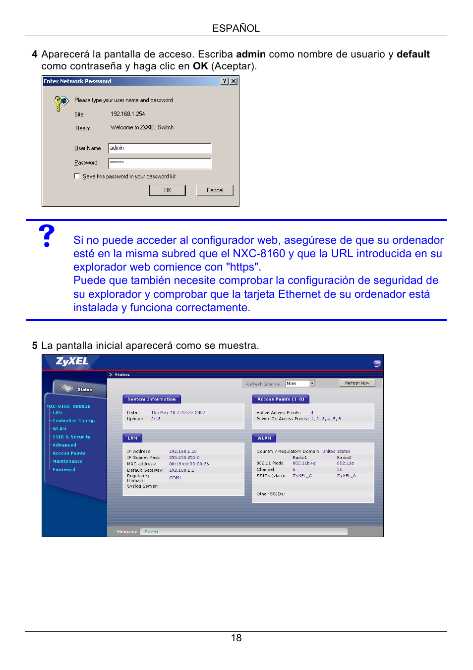 ZyXEL Communications Network Device NXC-8160s User Manual | Page 19 / 67