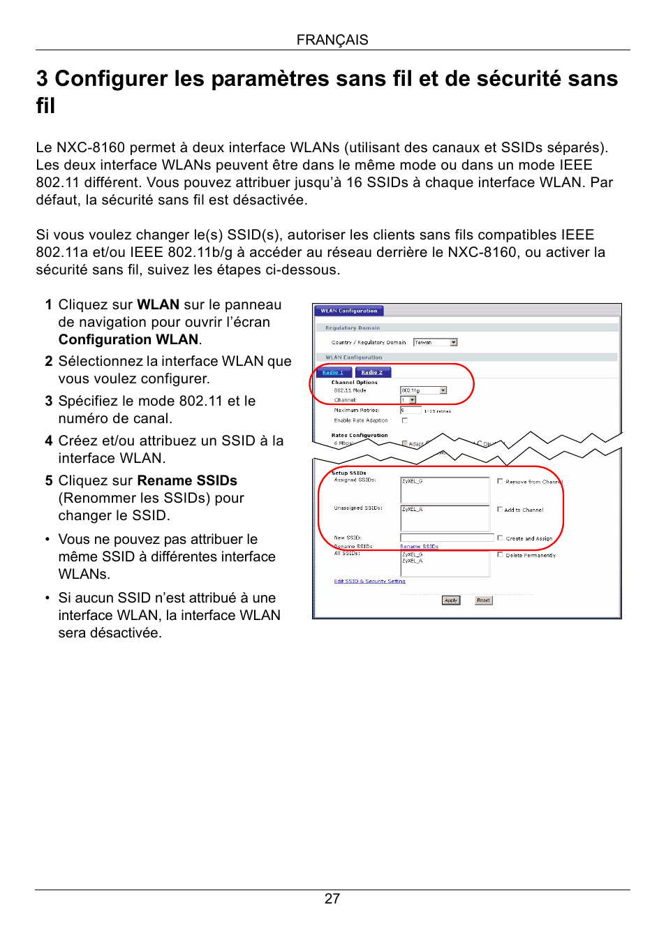 ZyXEL Communications Network Device NXC-8160s User Manual | Page 28 / 67