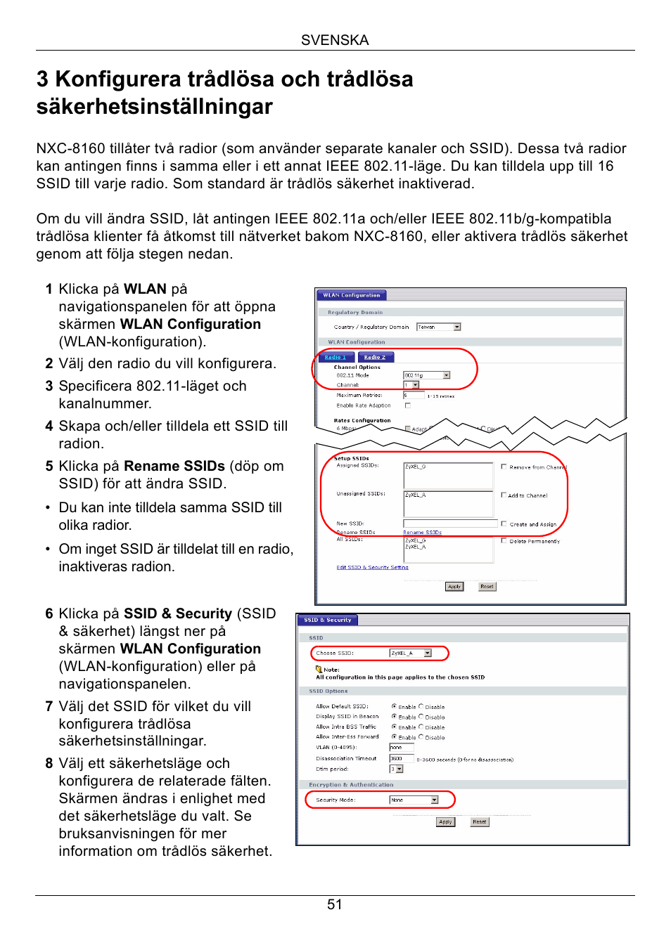 ZyXEL Communications Network Device NXC-8160s User Manual | Page 52 / 67