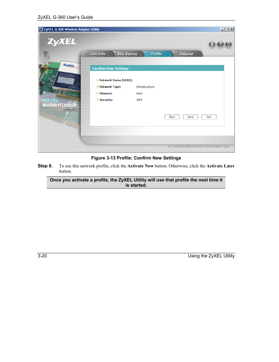 ZyXEL Communications G-360 User Manual | Page 50 / 65