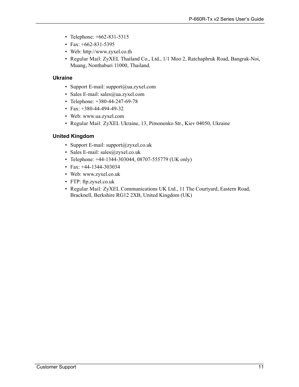 ZyXEL Communications P-660R-Tx v2 Series User Manual | Page 10 / 175