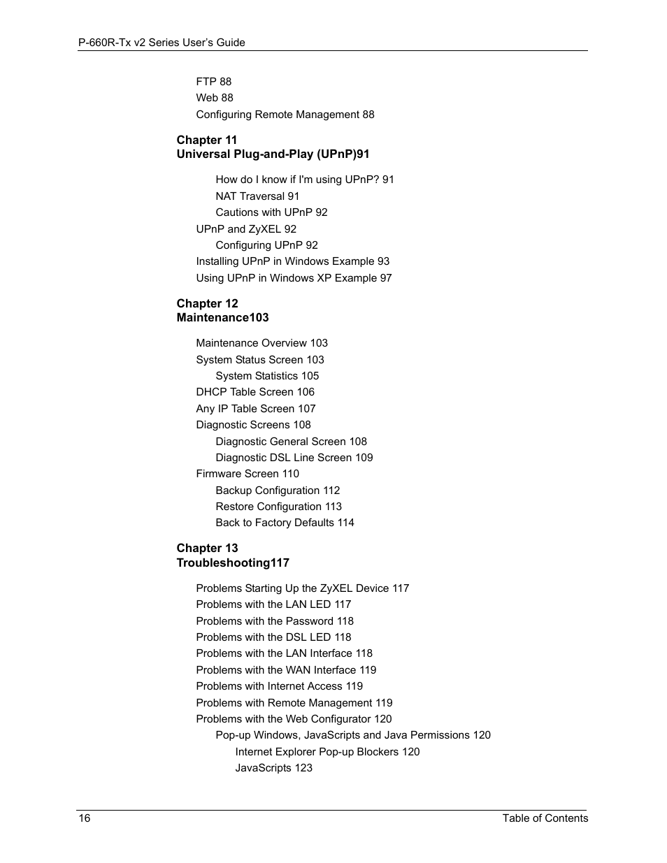 ZyXEL Communications P-660R-Tx v2 Series User Manual | Page 15 / 175