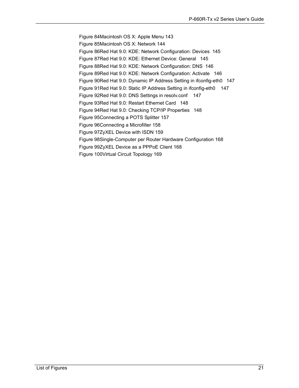 ZyXEL Communications P-660R-Tx v2 Series User Manual | Page 20 / 175