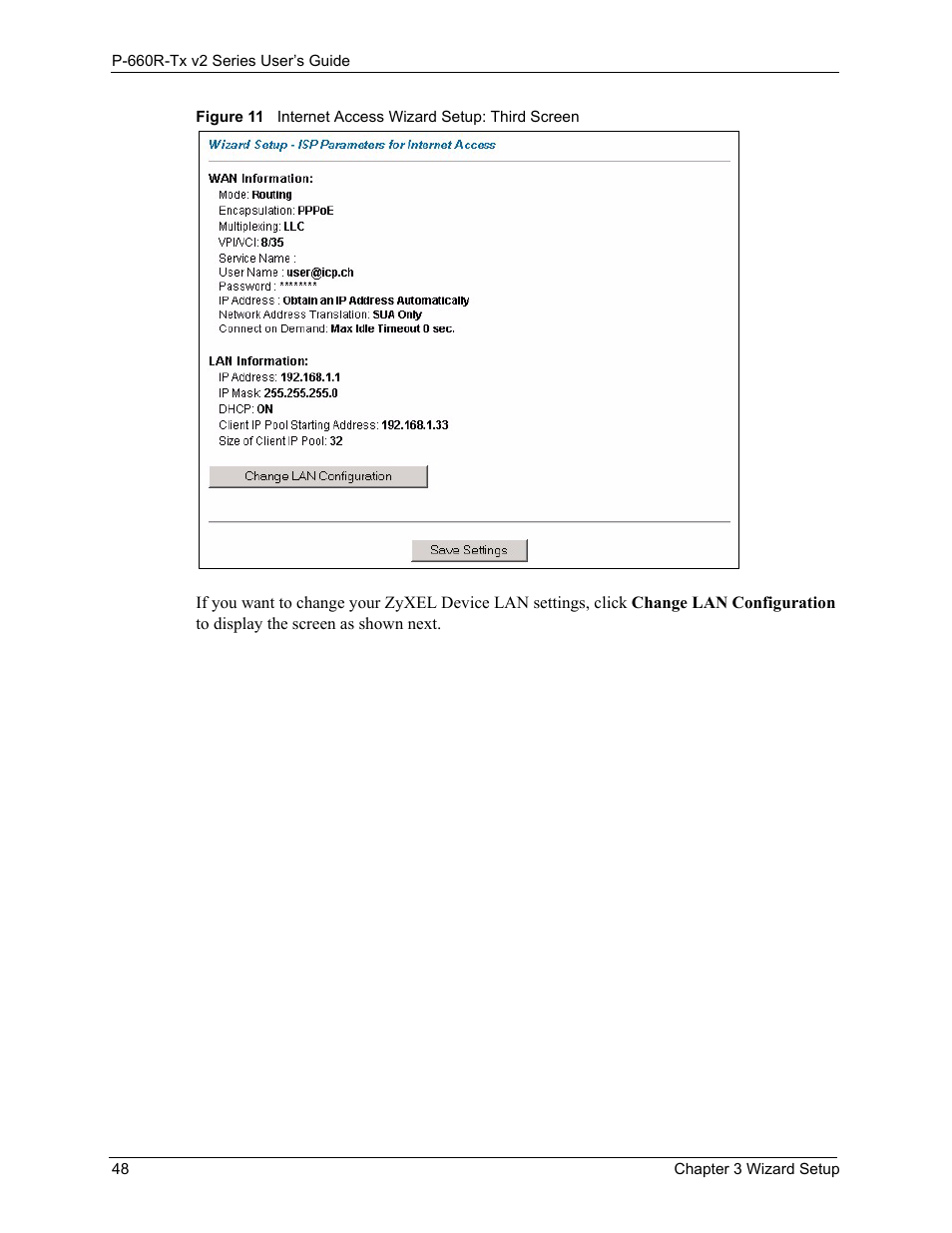 ZyXEL Communications P-660R-Tx v2 Series User Manual | Page 47 / 175