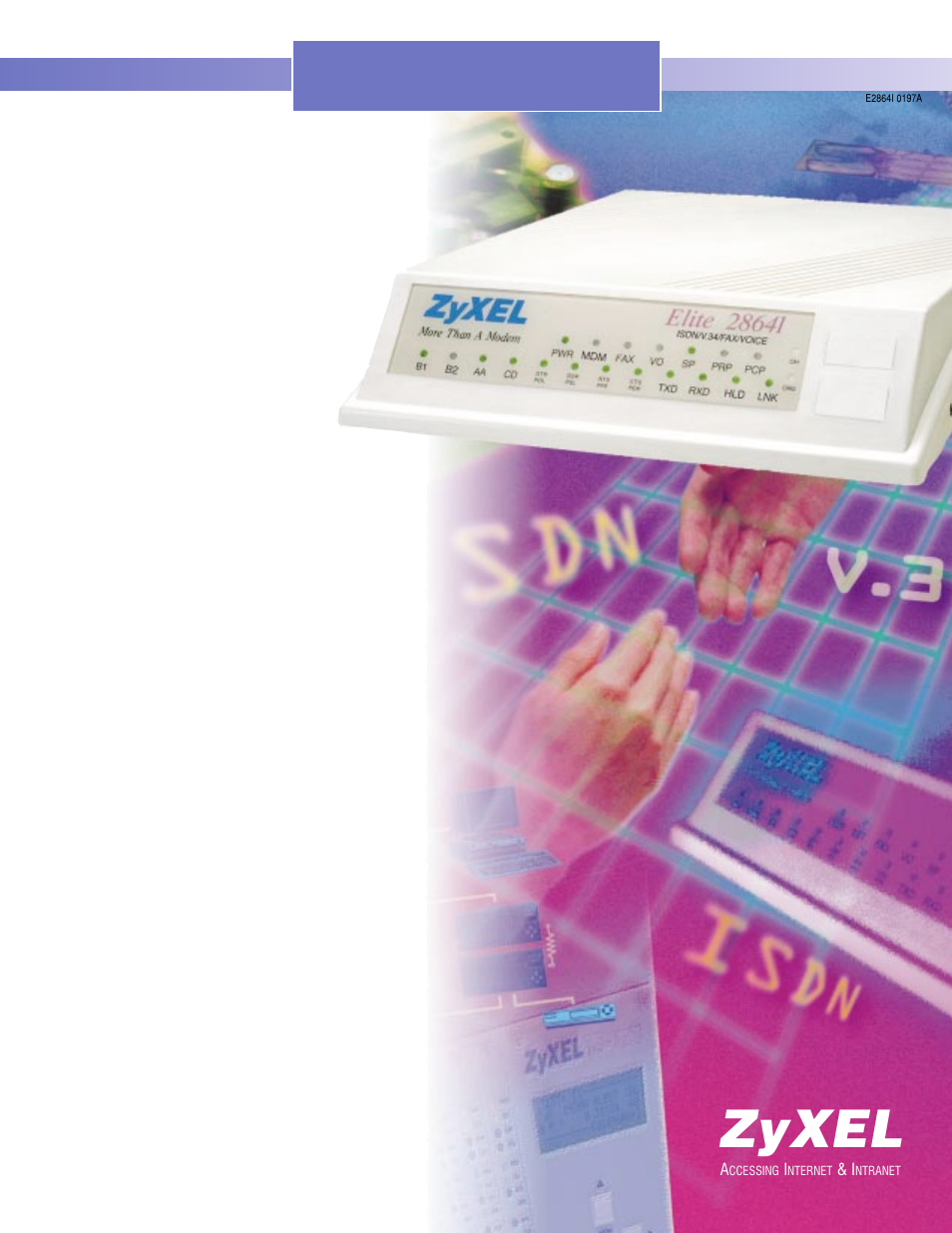ZyXEL Communications ELITE 2864I User Manual | 2 pages